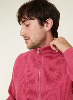 Maison Montagut Pull Col Camionneur En Cachemire Melange - French><noscript><img width=