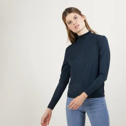 Maison Montagut Pull Col Fantaisie En Laine Et Soie - Florina><noscript><img width=