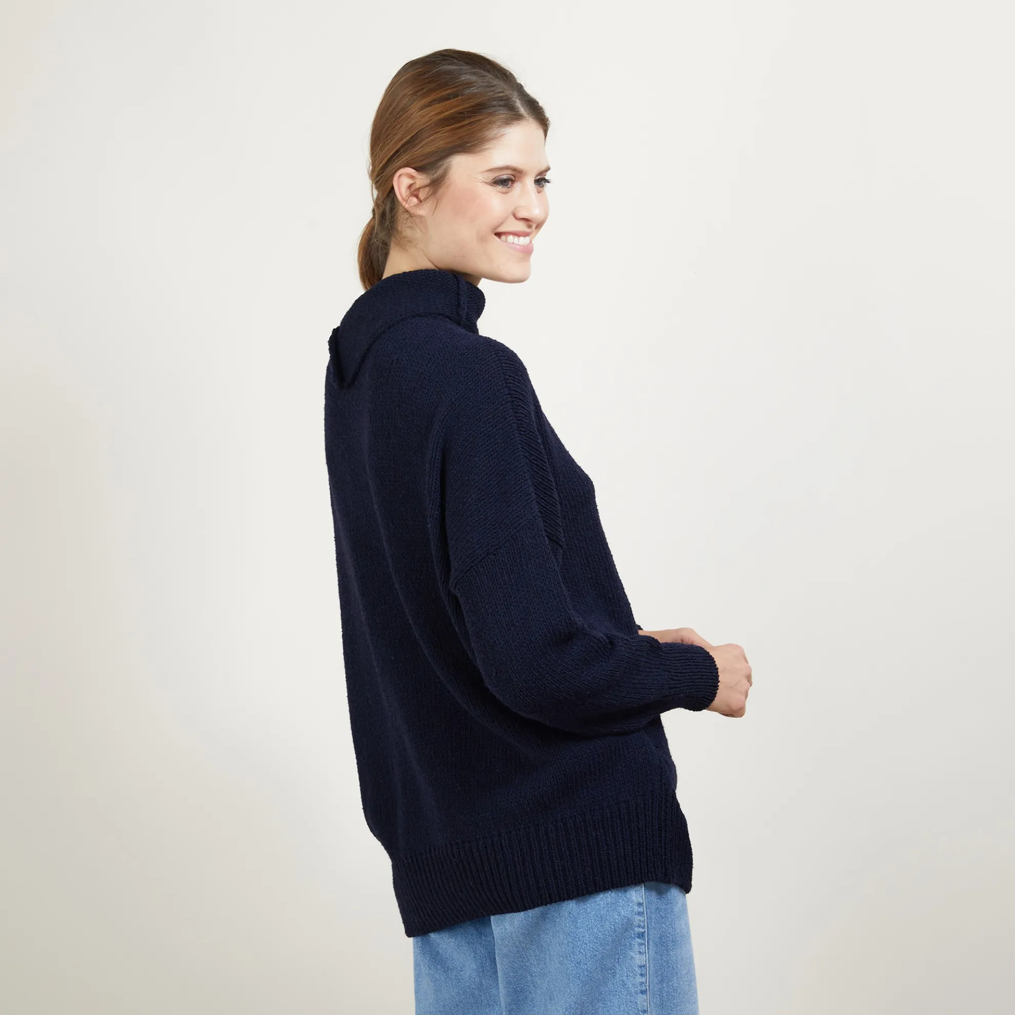 Maison Montagut Pull Col Montant Boutonne - Garry>Femme Pulls