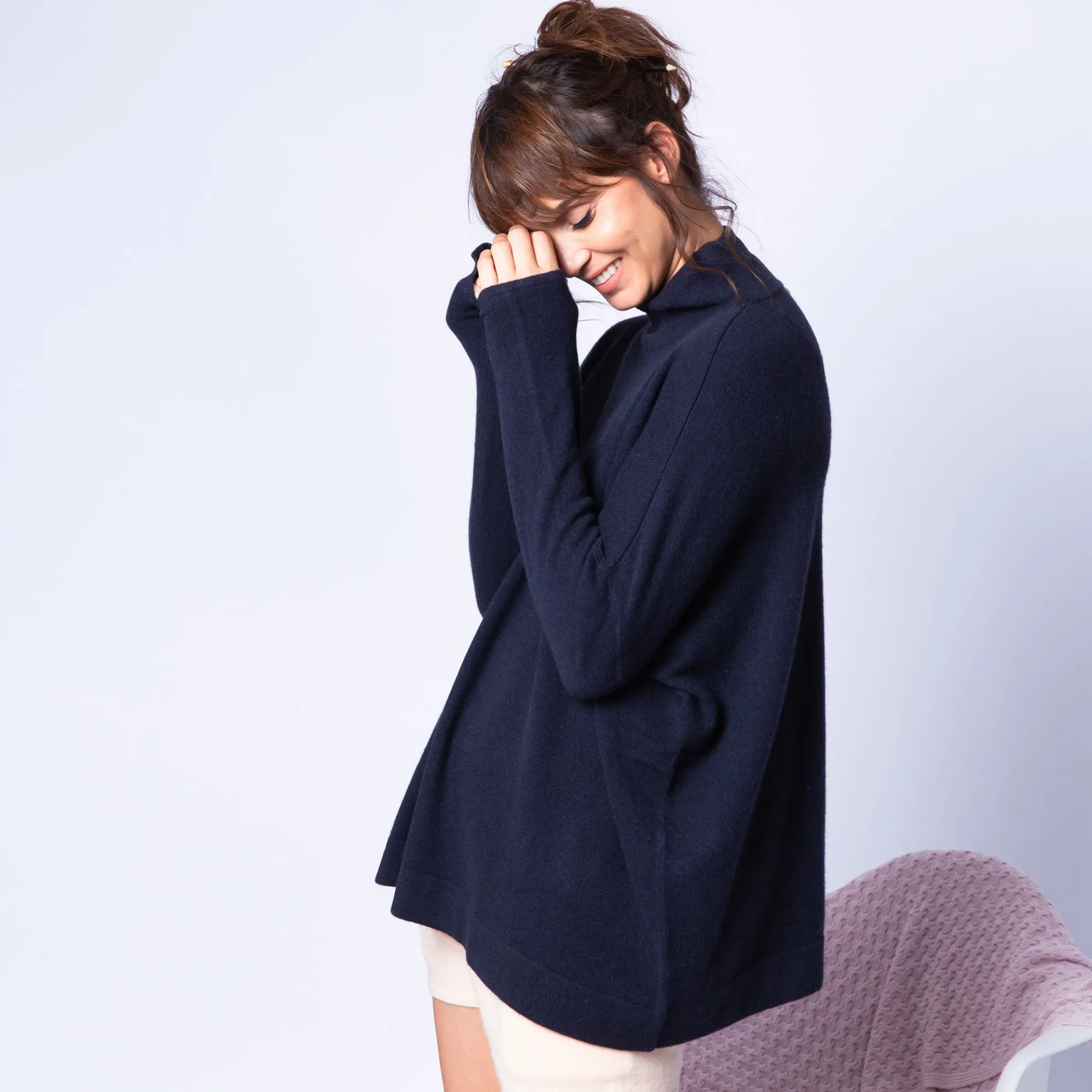 Maison Montagut Pull Col Montant En Cachemire - Hatty>Femme Pulls