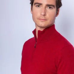 Maison Montagut Pull Col Montant En Cachemire Zippe - Filip><noscript><img width=