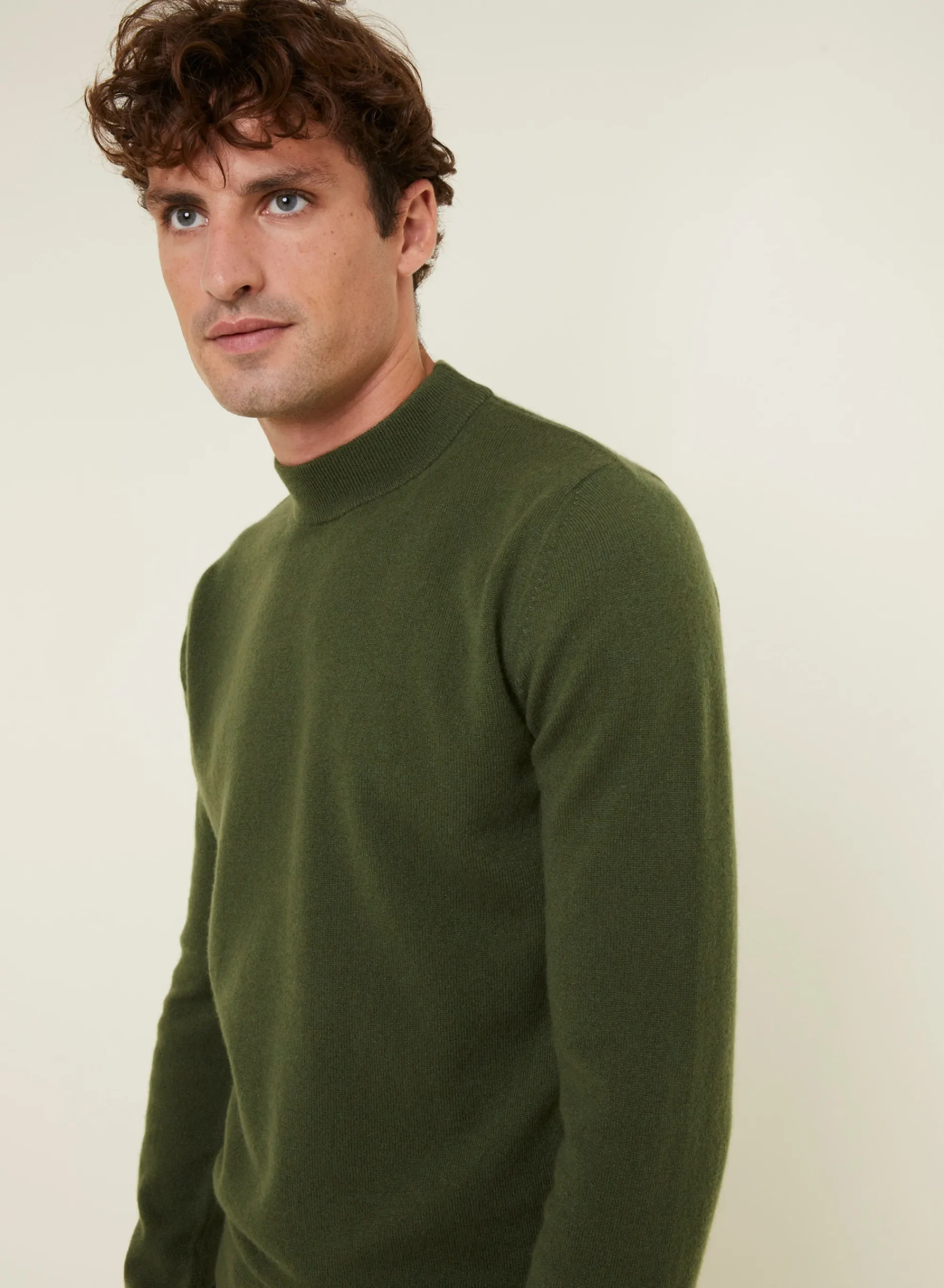 Maison Montagut Pull Col Montant En Cachemire - Esteban>Homme Pulls