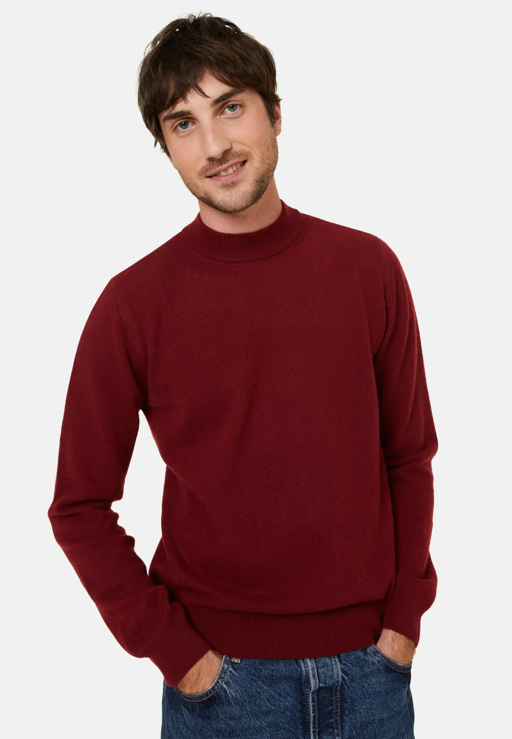 Maison Montagut Pull Col Montant En Cachemire - Esteban>Homme Pulls