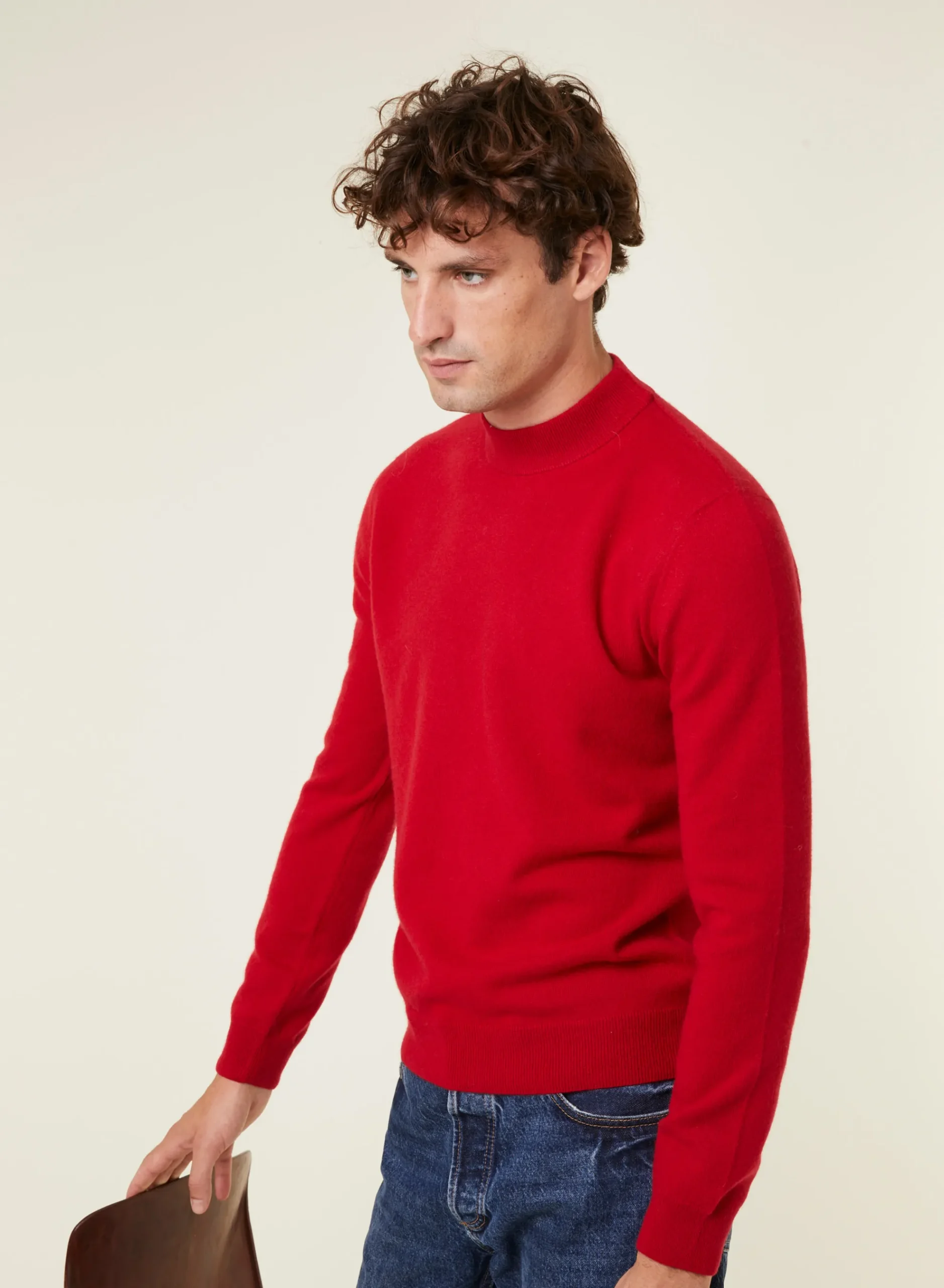 Maison Montagut Pull Col Montant En Cachemire - Esteban>Homme Pulls