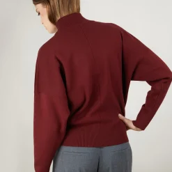 Maison Montagut Pull Col Montant En Coton Cachemire - Fanny><noscript><img width=