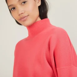 Maison Montagut Pull Col Montant En Coton Cachemire - Fanny><noscript><img width=