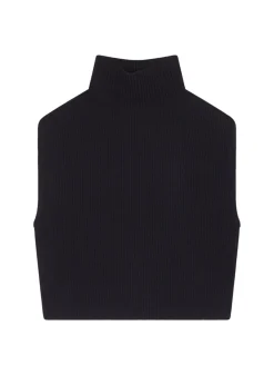 Maison Montagut Pull Col Montant Sans Manches En Cachemire Melange - Dalya><noscript><img width=