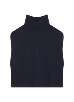 Maison Montagut Pull Col Montant Sans Manches En Cachemire Melange - Dalya><noscript><img width=