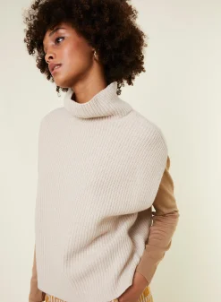 Maison Montagut Pull Col Montant Sans Manches En Cachemire Melange - Dalya><noscript><img width=