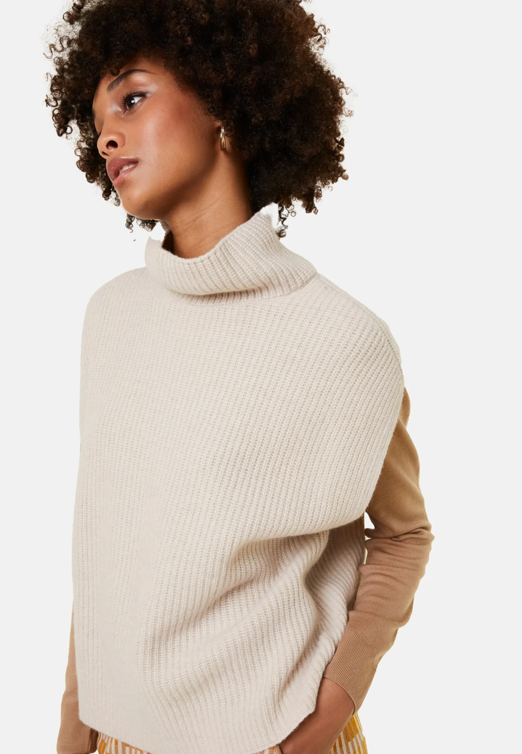 Maison Montagut Pull Col Montant Sans Manches En Cachemire Melange - Dalya>Femme Pulls