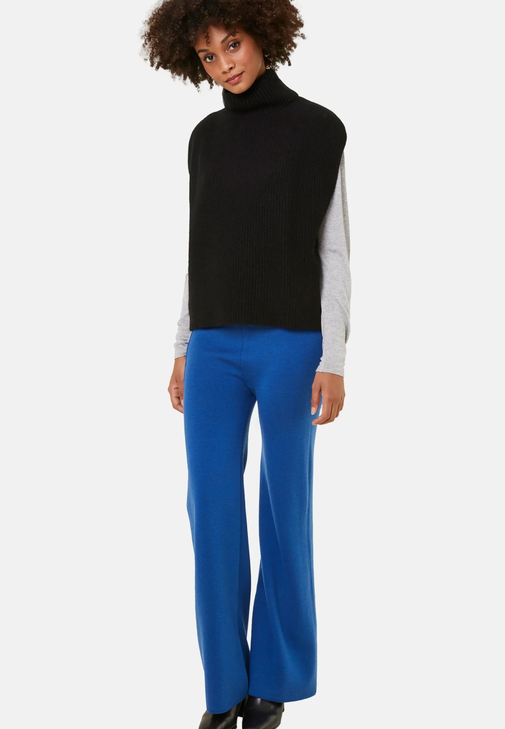 Maison Montagut Pull Col Montant Sans Manches En Cachemire Melange - Dalya>Femme Pulls