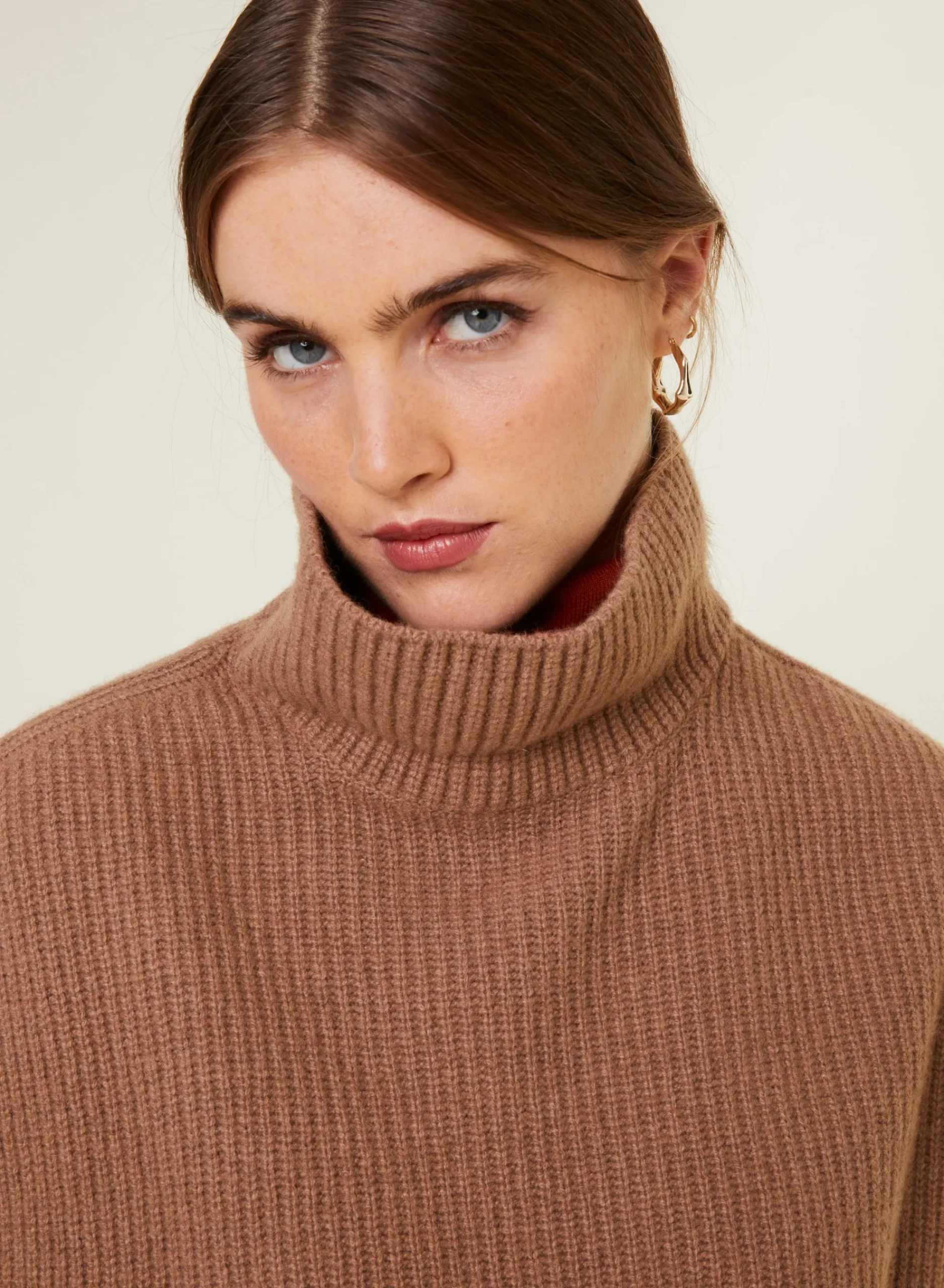 Maison Montagut Pull Col Montant Sans Manches En Cachemire Melange - Dalya>Femme Pulls