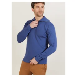 Maison Montagut Pull Col Montant Zippe En Laine Merinos - Mae><noscript><img width=