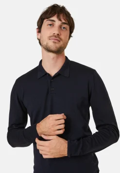 Maison Montagut Pull Col Polo Avec Logo En Laine Merinos - Eni><noscript><img width=