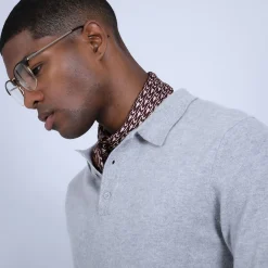 Maison Montagut Pull Col Polo En Cachemire - Billy><noscript><img width=