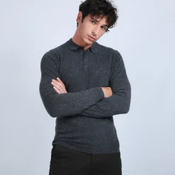 Maison Montagut Pull Col Polo En Cachemire - Billy><noscript><img width=