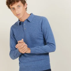 Maison Montagut Pull Col Polo En Cachemire - Billy><noscript><img width=