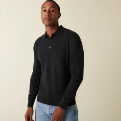 Maison Montagut Pull Col Polo En Cachemire - Emerson><noscript><img width=