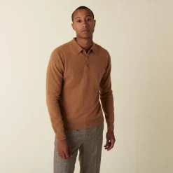 Maison Montagut Pull Col Polo En Cachemire - Emerson><noscript><img width=