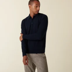 Maison Montagut Pull Col Polo En Cachemire - Emerson><noscript><img width=