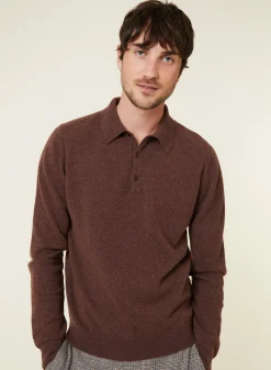 Maison Montagut Pull Col Polo En Cachemire - Emerson><noscript><img width=