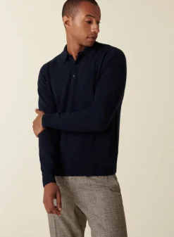 Maison Montagut Pull Col Polo En Cachemire - Emerson><noscript><img width=