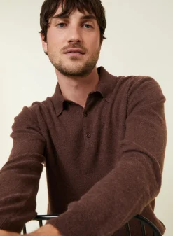 Maison Montagut Pull Col Polo En Cachemire - Emerson><noscript><img width=