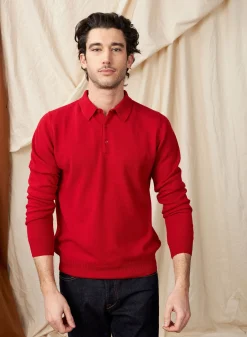 Maison Montagut Pull Col Polo En Cachemire - Emerson><noscript><img width=