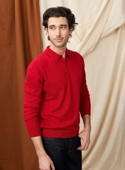 Maison Montagut Pull Col Polo En Cachemire - Emerson><noscript><img width=