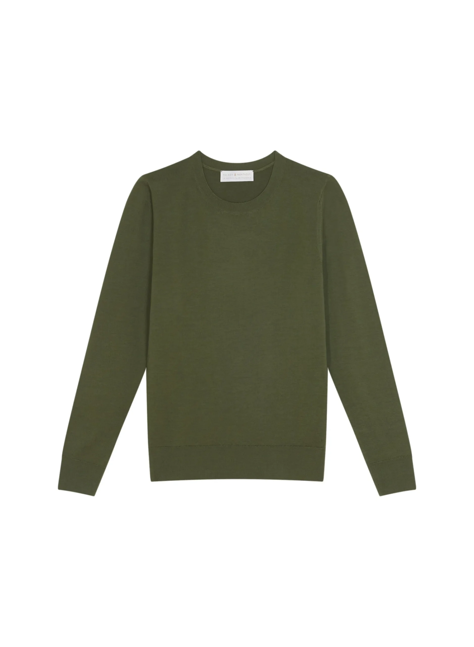 Maison Montagut Pull Col Rond A Point Jersey En Laine Merinos - Asena>Femme Pulls