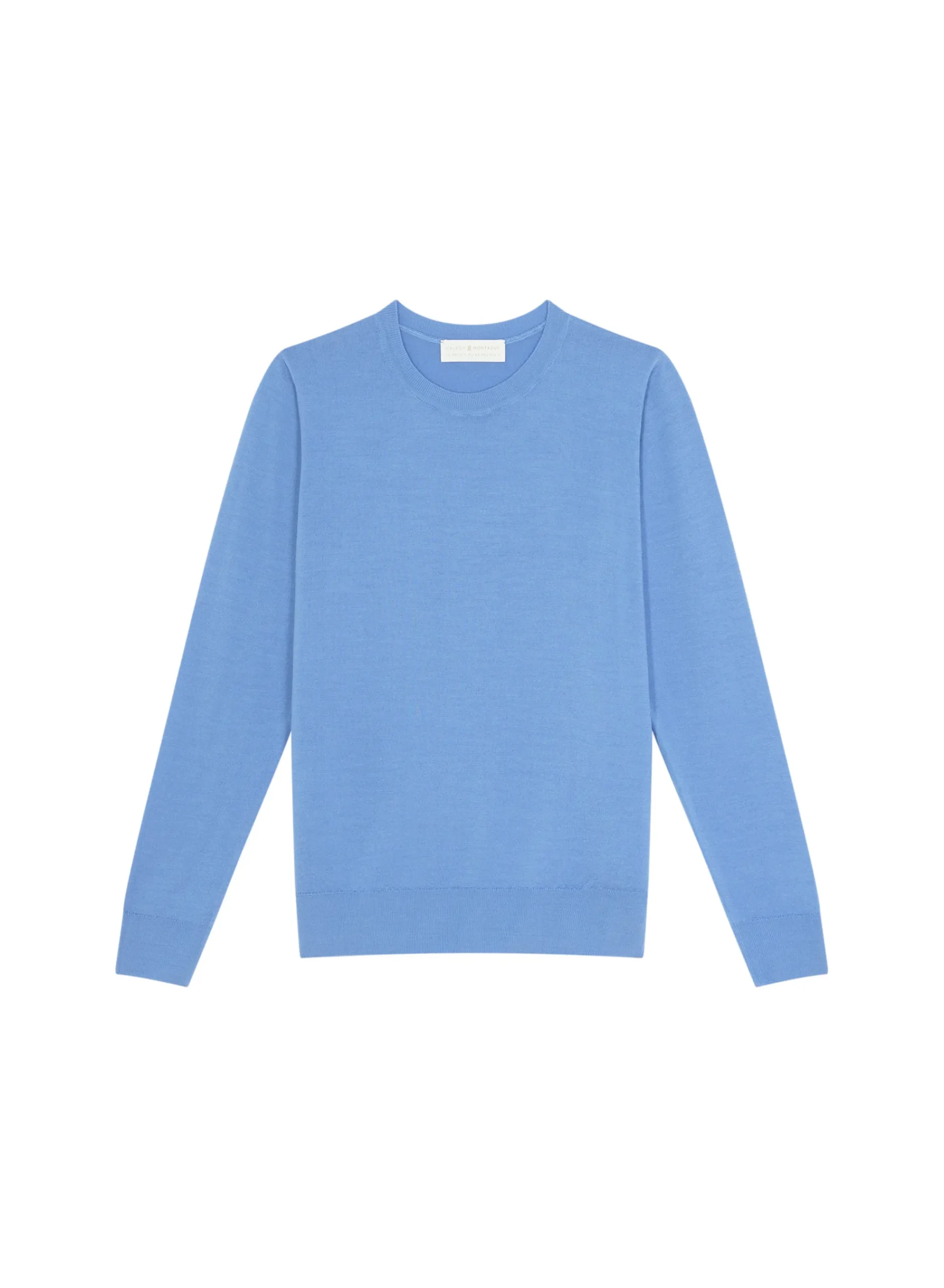 Maison Montagut Pull Col Rond A Point Jersey En Laine Merinos - Asena>Femme Pulls