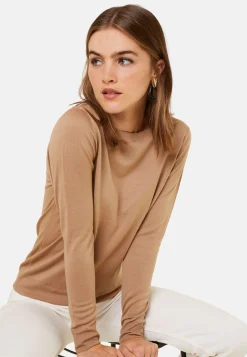 Maison Montagut Pull Col Rond A Point Jersey En Laine Merinos - Asena><noscript><img width=