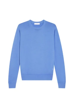 Maison Montagut Pull Col Rond Avec Logo En Laine Merinos - Eddie><noscript><img width=