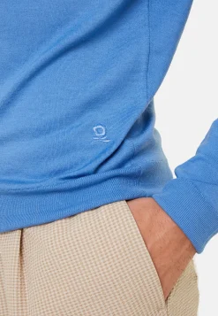 Maison Montagut Pull Col Rond Avec Logo En Laine Merinos - Eddie><noscript><img width=