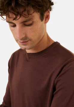 Maison Montagut Pull Col Rond Avec Logo En Laine Merinos - Eddie><noscript><img width=