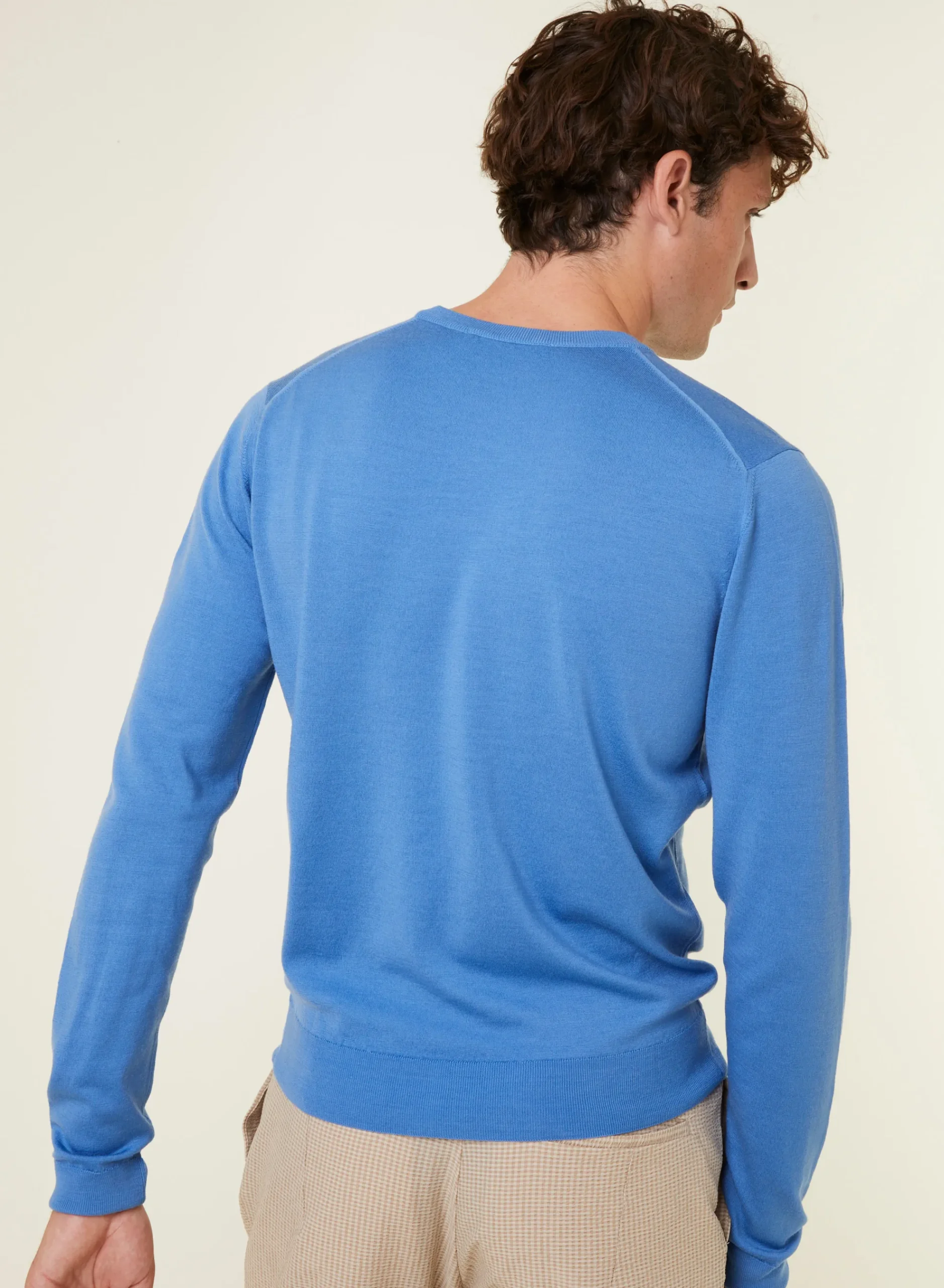 Maison Montagut Pull Col Rond Avec Logo En Laine Merinos - Eddie>Homme Pulls