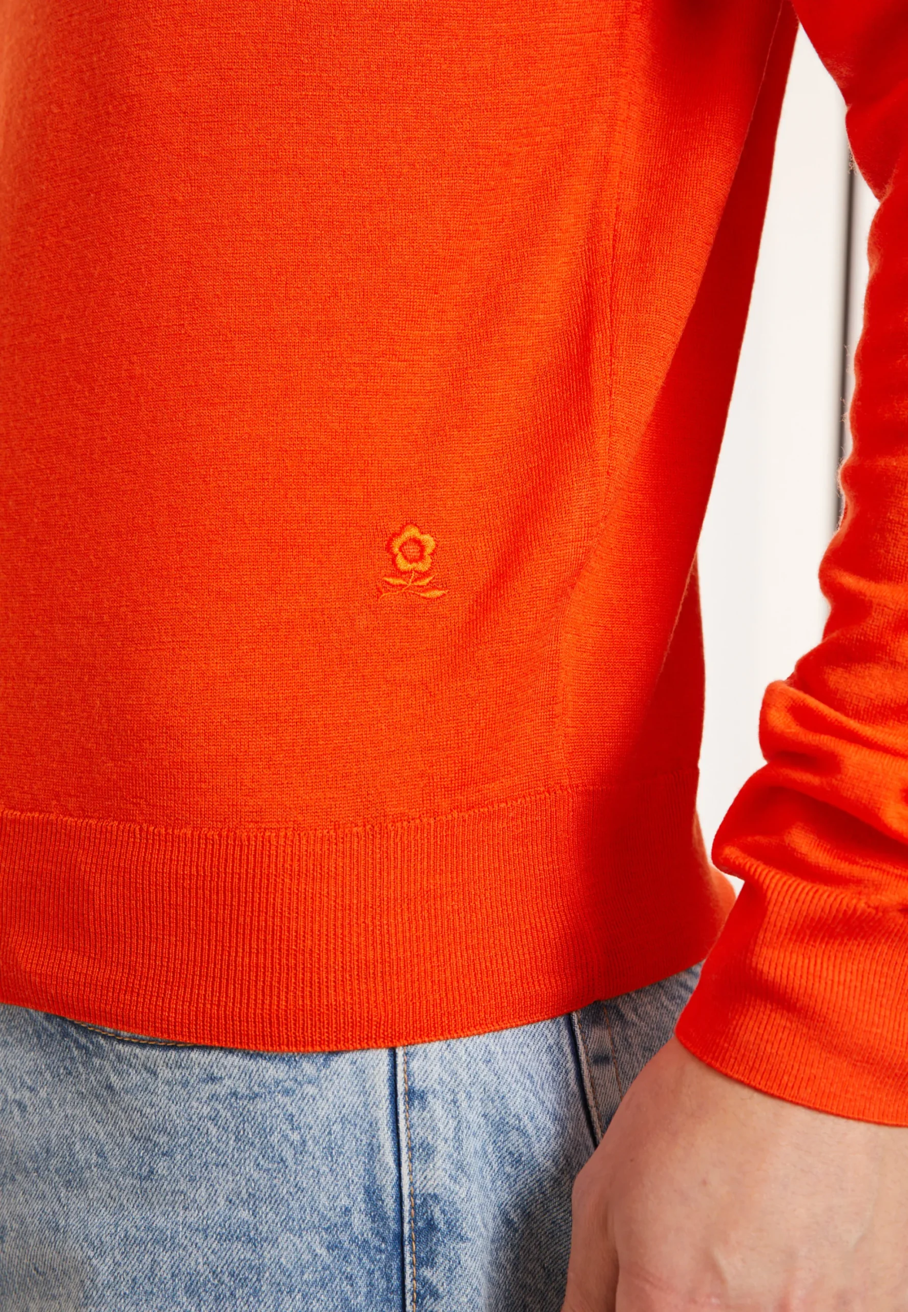 Maison Montagut Pull Col Rond Avec Logo En Laine Merinos - Eddie>Homme Pulls