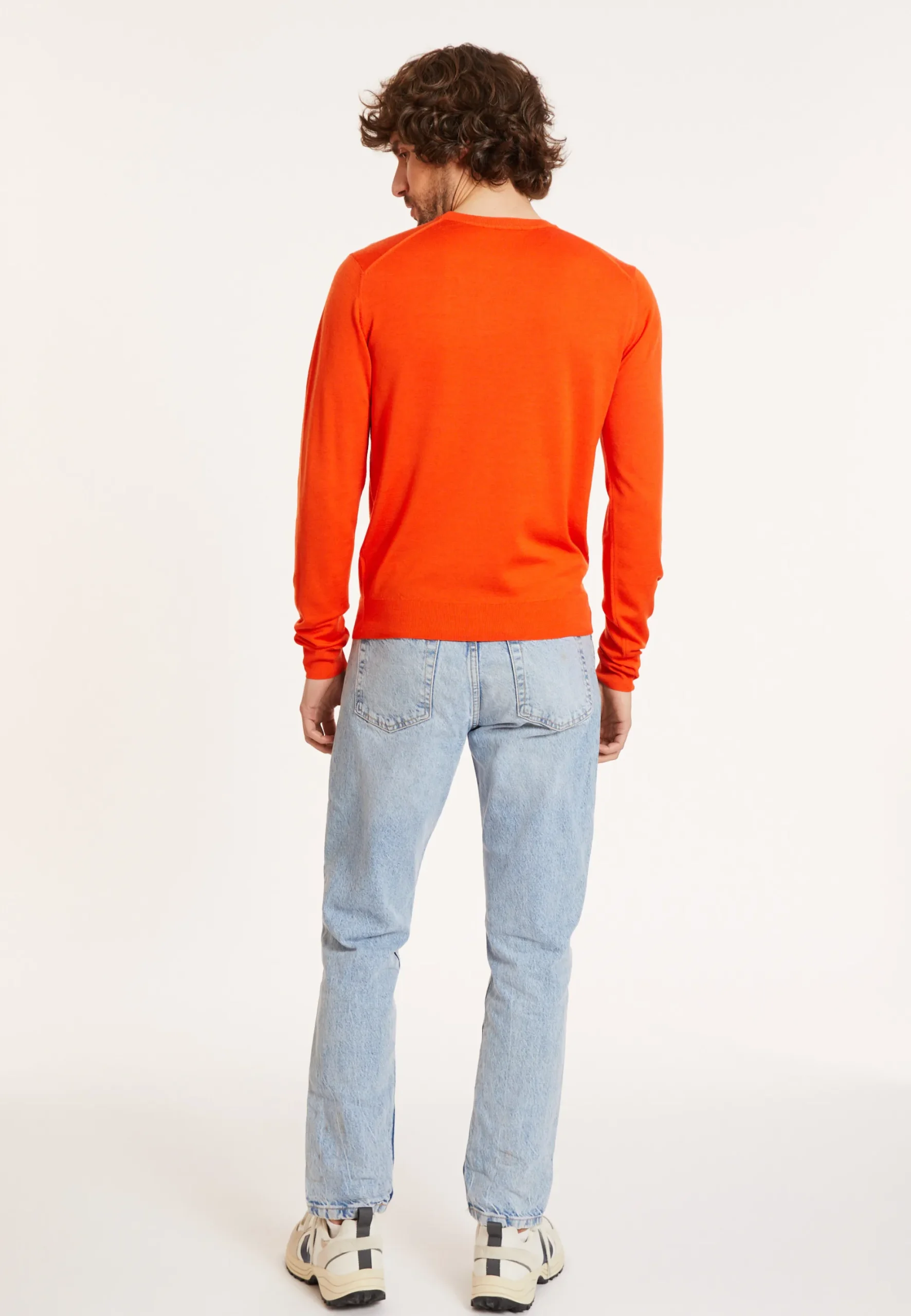 Maison Montagut Pull Col Rond Avec Logo En Laine Merinos - Eddie>Homme Pulls