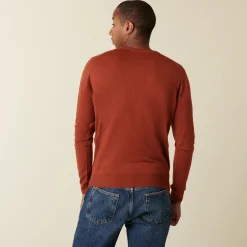 Maison Montagut Pull Col Rond Avec Logo En Laine Merinos - Eddie><noscript><img width=