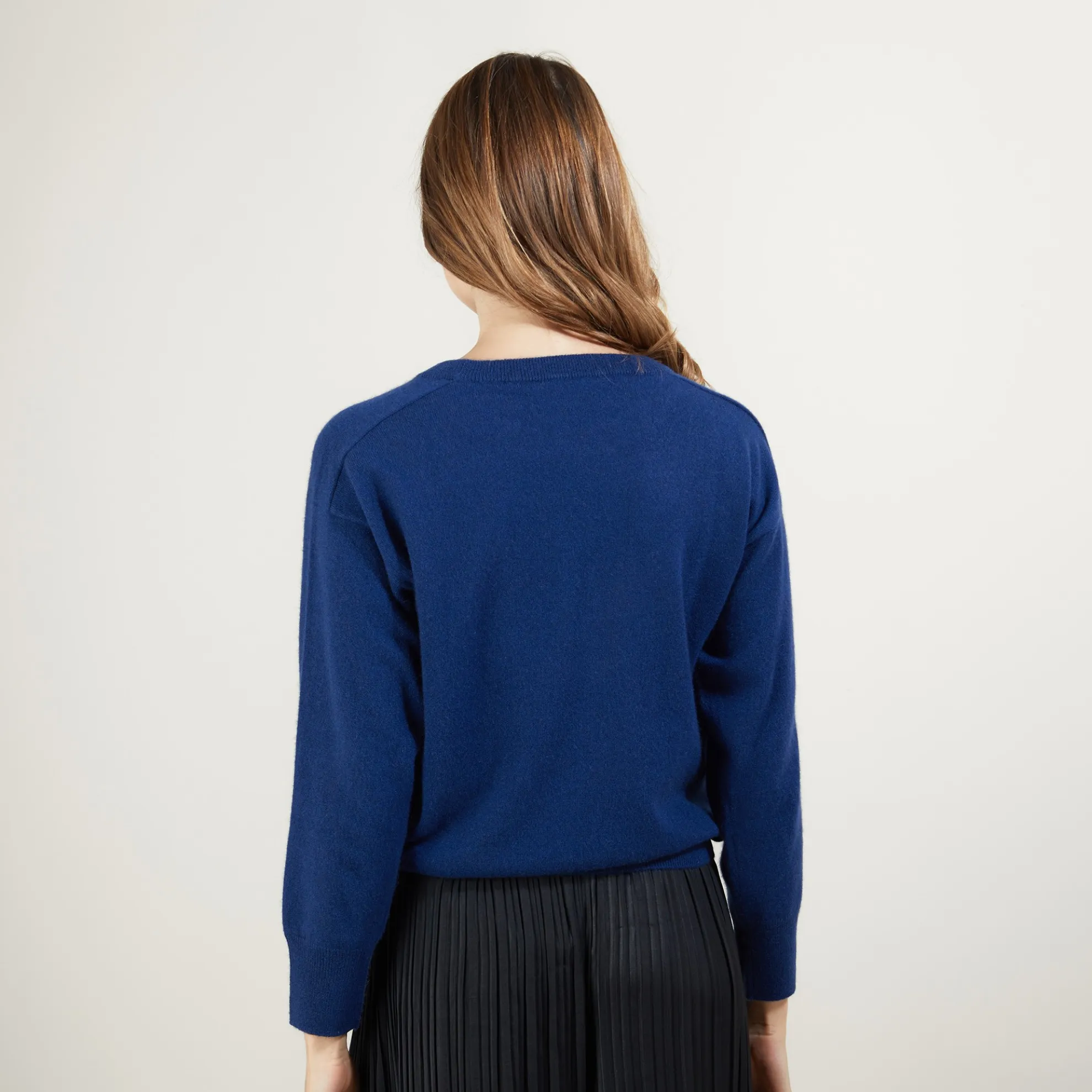 Maison Montagut Pull Col Rond Emmanchures Marteau En Cachemire - Bree>Femme Pulls