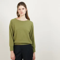 Maison Montagut Pull Col Rond Emmanchures Marteau En Cachemire - Bree><noscript><img width=