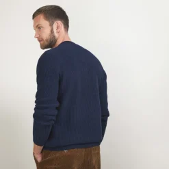 Maison Montagut Pull Col Rond En Cachemire 4 Fils - Liverpool><noscript><img width=