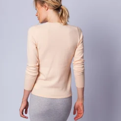 Maison Montagut Pull Col Rond En Cachemire Intemporel - Evana><noscript><img width=