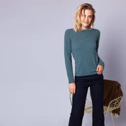 Maison Montagut Pull Col Rond En Cachemire Intemporel - Evana><noscript><img width=