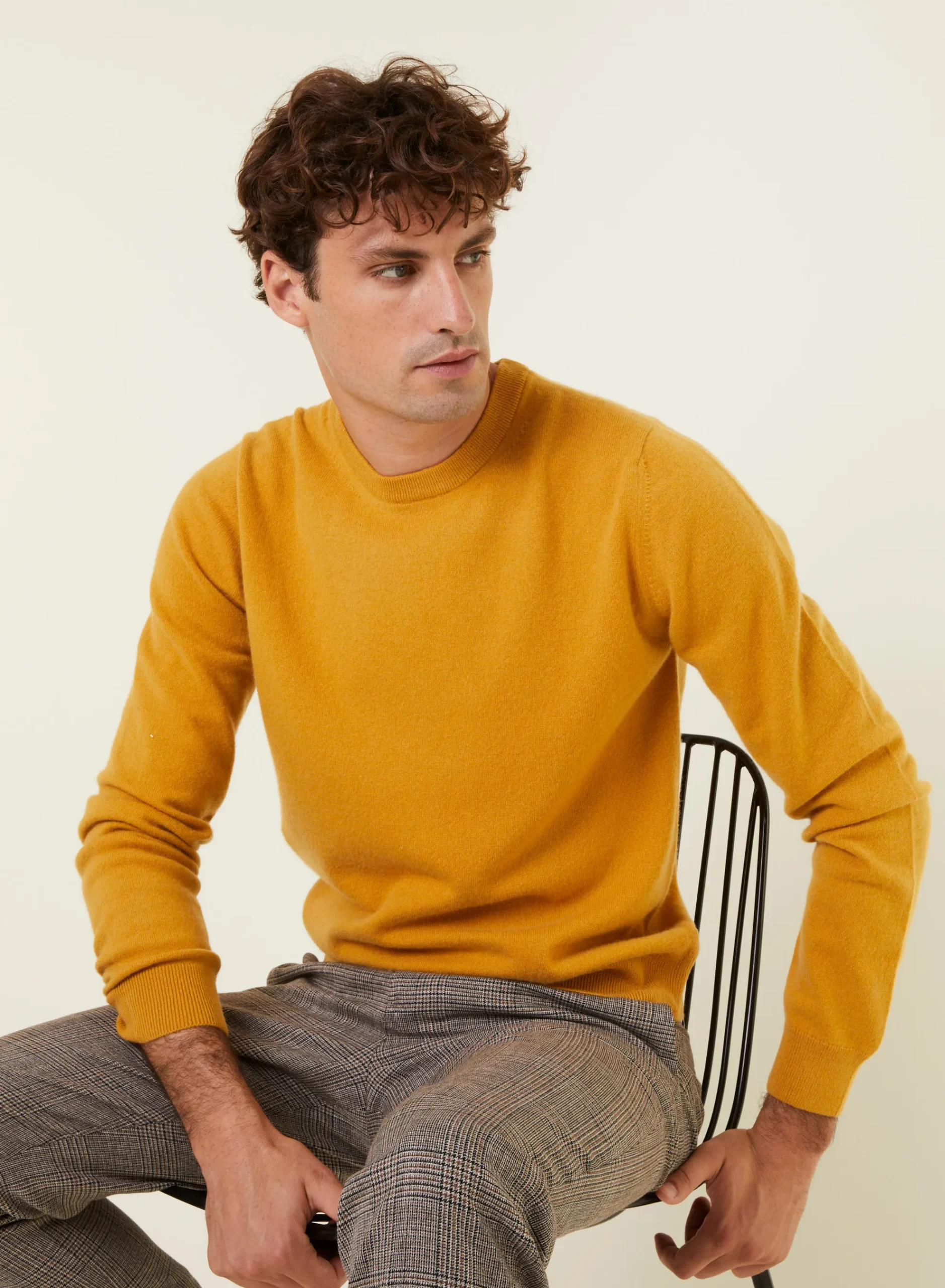 Maison Montagut Pull Col Rond En Cachemire - Evain>Homme Pulls