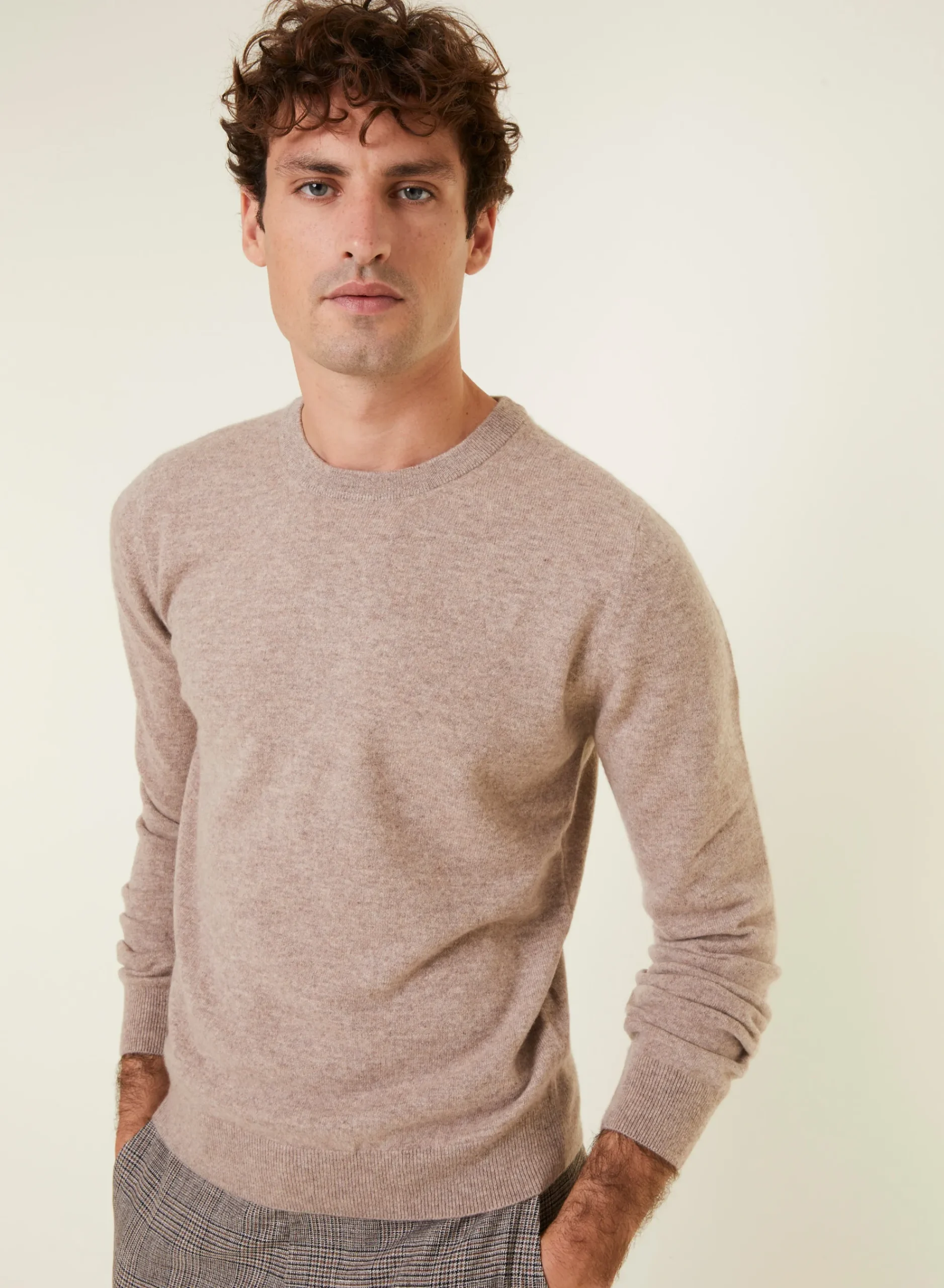 Maison Montagut Pull Col Rond En Cachemire - Evain>Homme Pulls