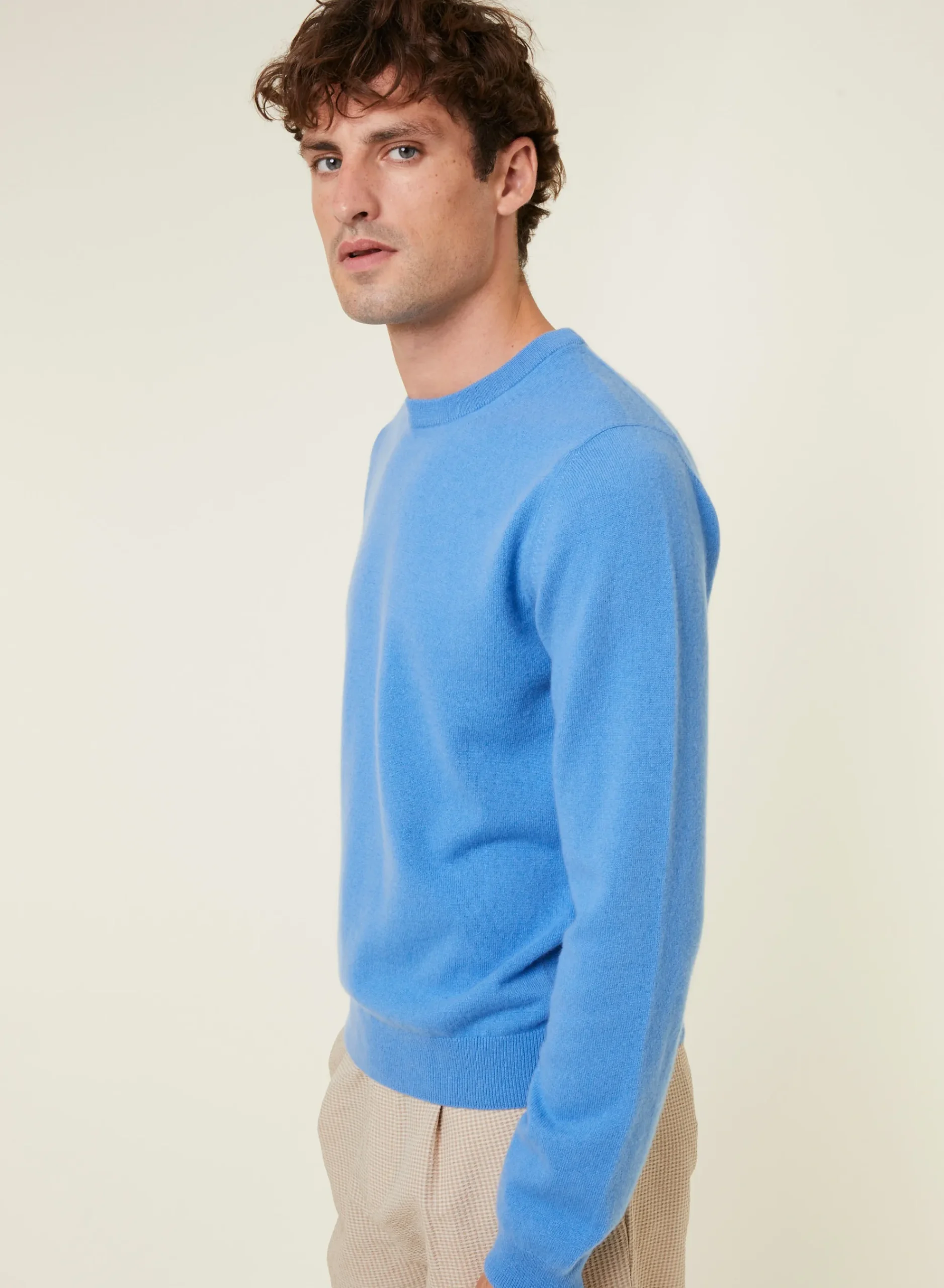 Maison Montagut Pull Col Rond En Cachemire - Evain>Homme Pulls