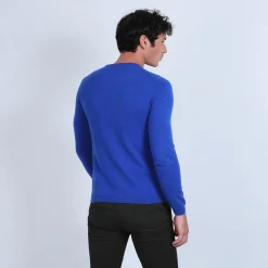 Maison Montagut Pull Col Rond En Cachemire - Benoit><noscript><img width=