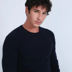 Maison Montagut Pull Col Rond En Cachemire - Benoit><noscript><img width=