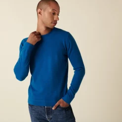 Maison Montagut Pull Col Rond En Cachemire Finitions Roulotees - Ernest><noscript><img width=